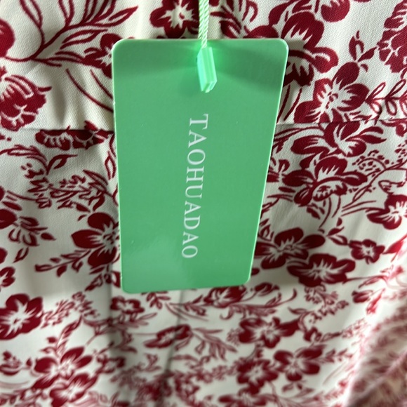 TAOHUADAO WOMENS CASUAL LOOSE TUNIC TOP FOR LEGGINGS CHIFFON BLOUSE 2X - Picture 4 of 5